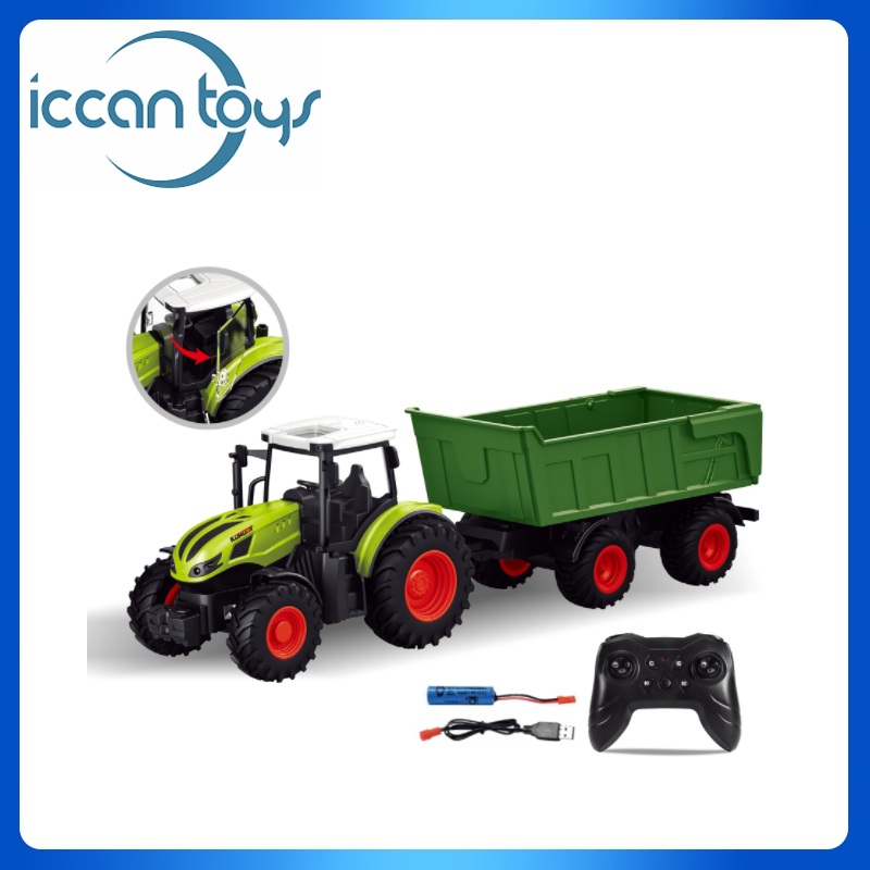 6672 2.4Ghz RC Tractor +  RC Dumper Trailer