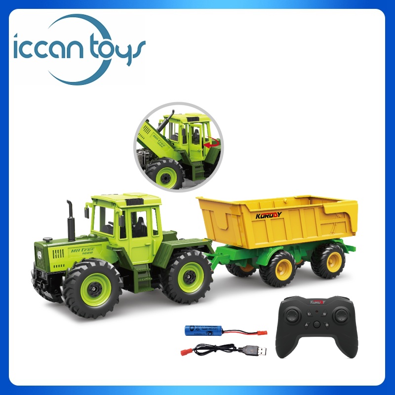 6683 1:24 2.4Ghz RC MB-trac 1000 Tractor + Dump Trailer