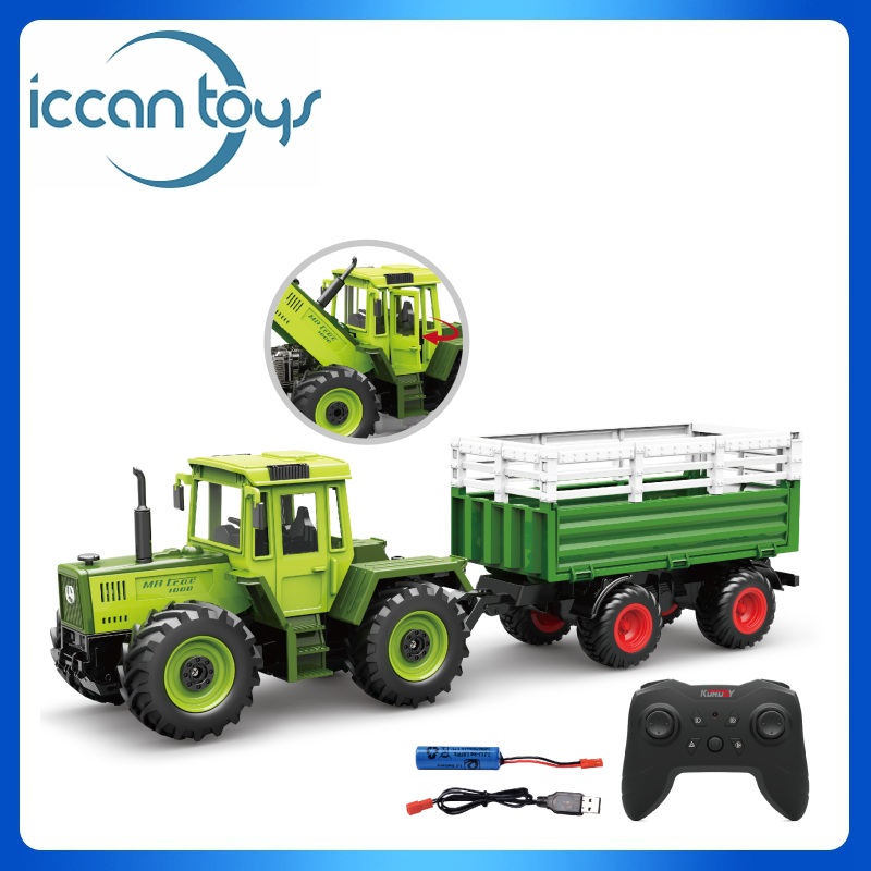 6684 1:24 2.4Ghz RC MB-trac 1000 Tractor  + Livestock Transporter