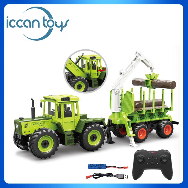 6688 1:24 2.4Ghz RC MB-trac 1000 Tractor + Wood Chipper