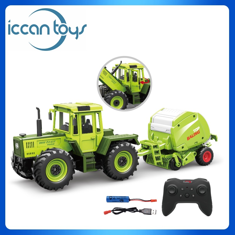 6690 1:24 2.4Ghz RC MB-trac 1000 Tractor + Hay Wagon