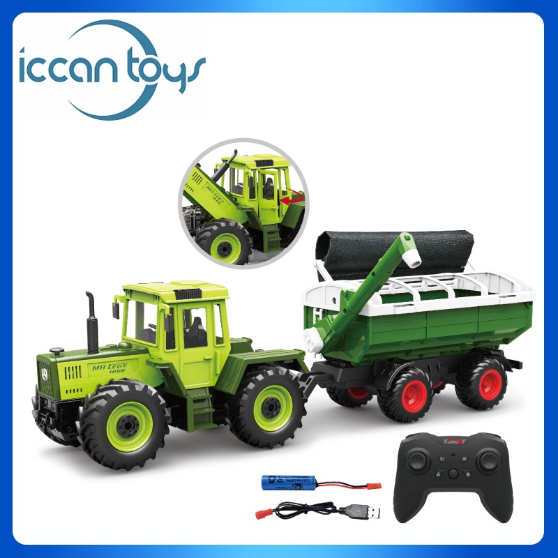 6694 1:24 2.4Ghz RC MB-trac 1000 Tractor  + Grain Truck