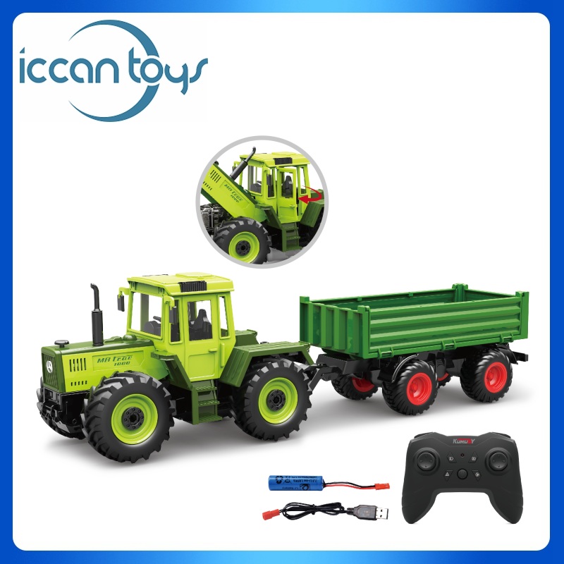 6698 1:24 2.4Ghz RC MB-trac 1000 Tractor + Electronic Agricultrual Transporter