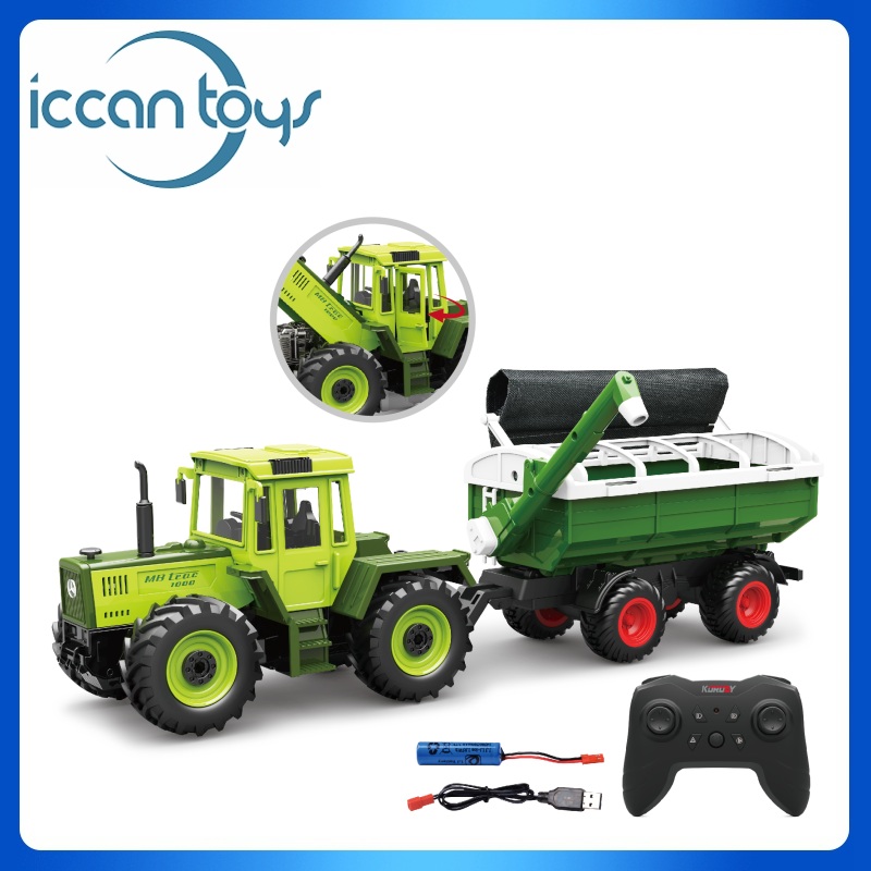 6700 1:24 2.4Ghz RC MB-trac 1000 Tractor  + Electronic Grain Truck